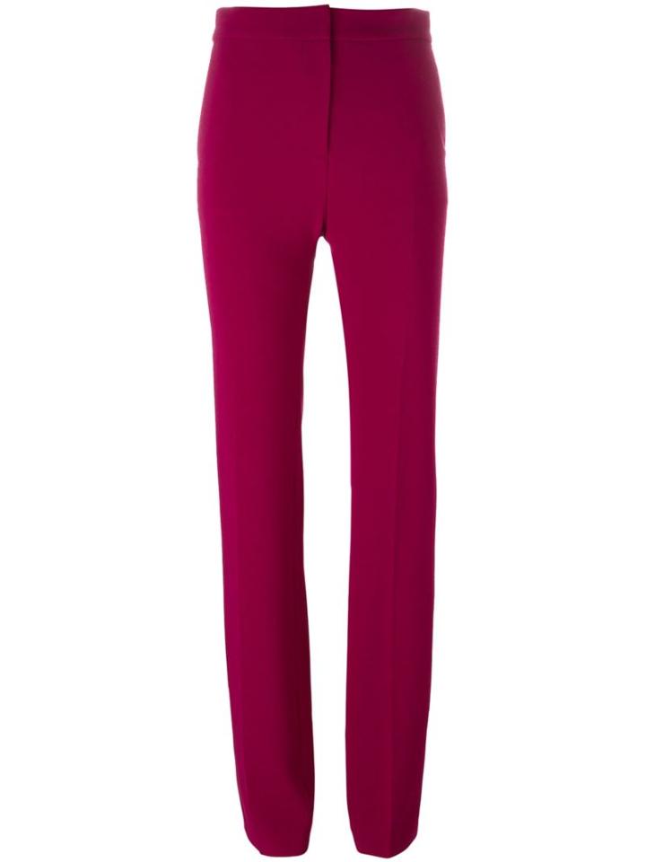 Stella Mccartney 'anna' Trousers, Women's, Size: 38, Red, Viscose/acetate/spandex/elastane