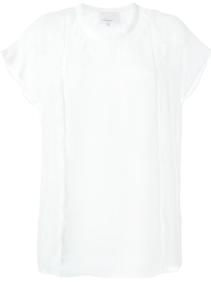 3.1 Phillip Lim Frayed Lightweight Top