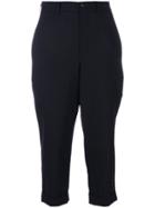 Comme Des Garçons Comme Des Garçons Three-quarter Pinstripe Trousers -
