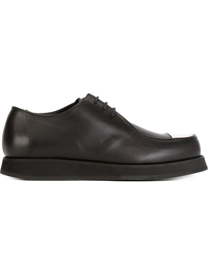Neil Barrett Metallic Toe Cap Derby Shoes