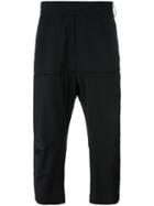 Odeur 'beyond' Cropped Trousers, Adult Unisex, Size: Medium, Black, Wool/lyocell