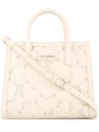 Love Moschino Heart-embroidered Tote - Nude & Neutrals