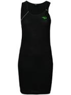 Diesel Chain Detail Elongated Tank - Black