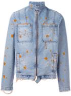 Walter Van Beirendonck Vintage Distressed Denim Jacket - Blue