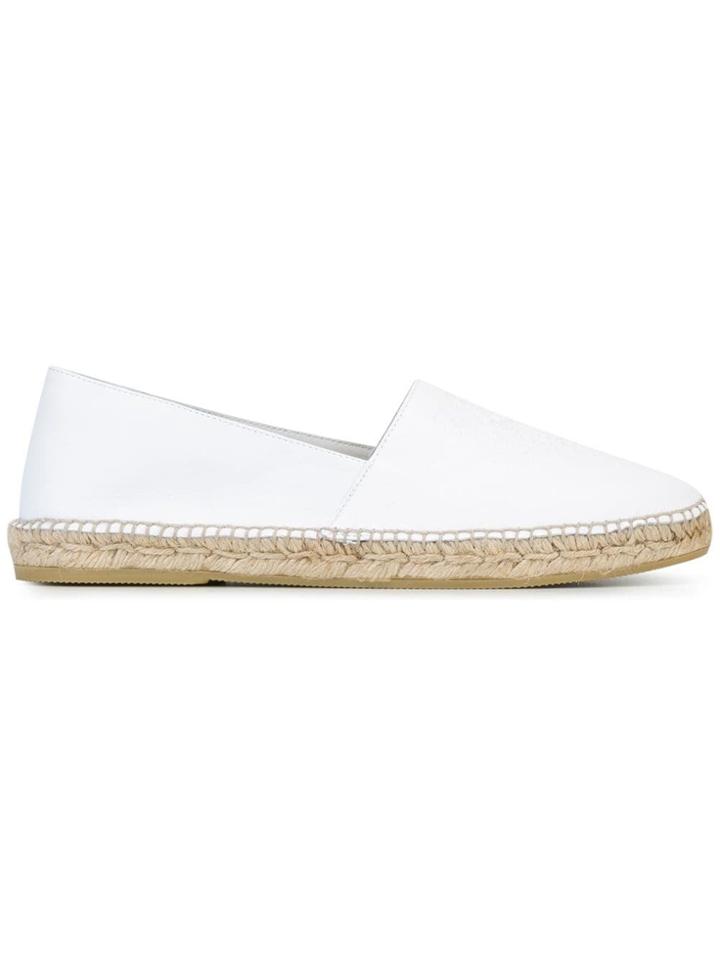 Kenzo Round Toe Espadrilles - White