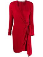 Valentino Pre-owned '1980s Wrap Dress - Red