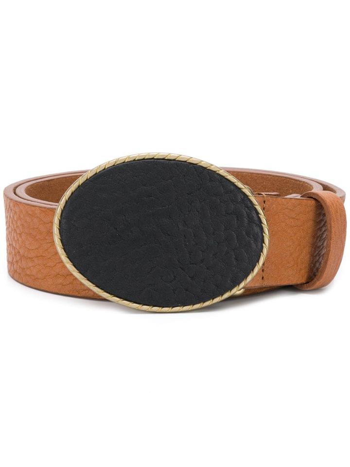 Anderson's Oval Buckle Belt - Brown
