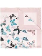 Valentino Butterfly Print Scarf - Pink