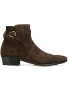 Paul Smith Buckled Ankle Boot - Brown