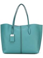 Tod's - Shopper Tote - Women - Leather - One Size, Women's, Green, Leather