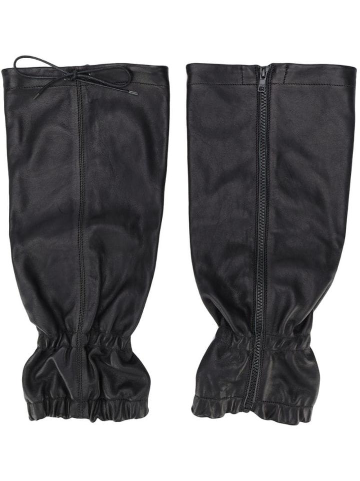 Trippen Stulpe Wide Legwarmers - Black