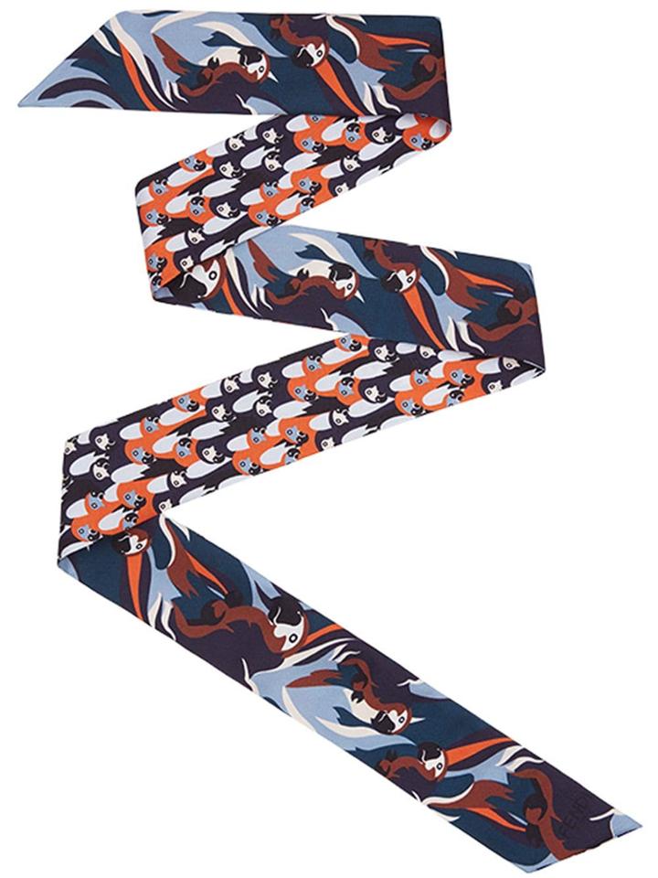 Fendi Parrot Print Bandeau - Blue