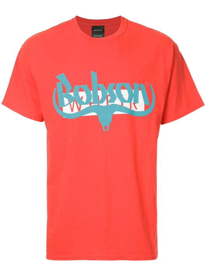 Wheir Bobson Printed T-shirt - Red