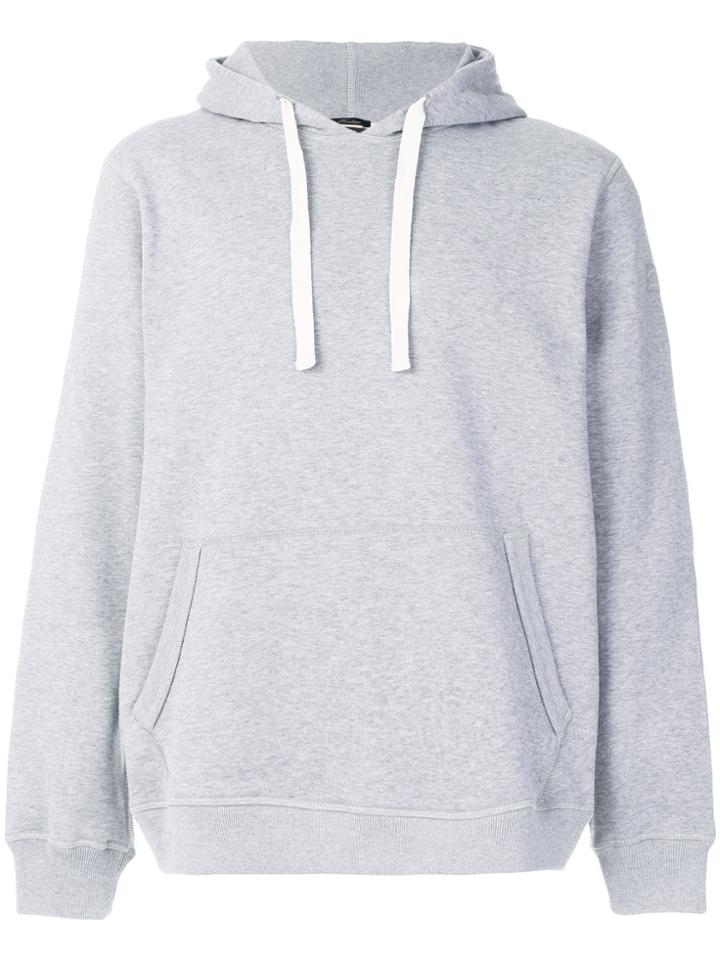 Paul & Shark Long Sleeved Logo Hoodie - Grey