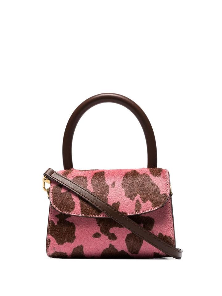 By Far Mini Cow Cross-body Bag - Pink