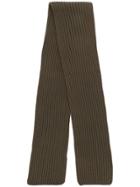 Neil Barrett Classic Ribbed Scarf - Green