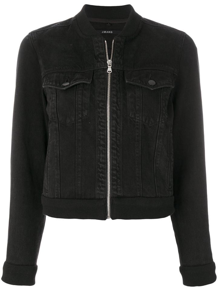 J Brand Harlow Bomber Jacket - Black