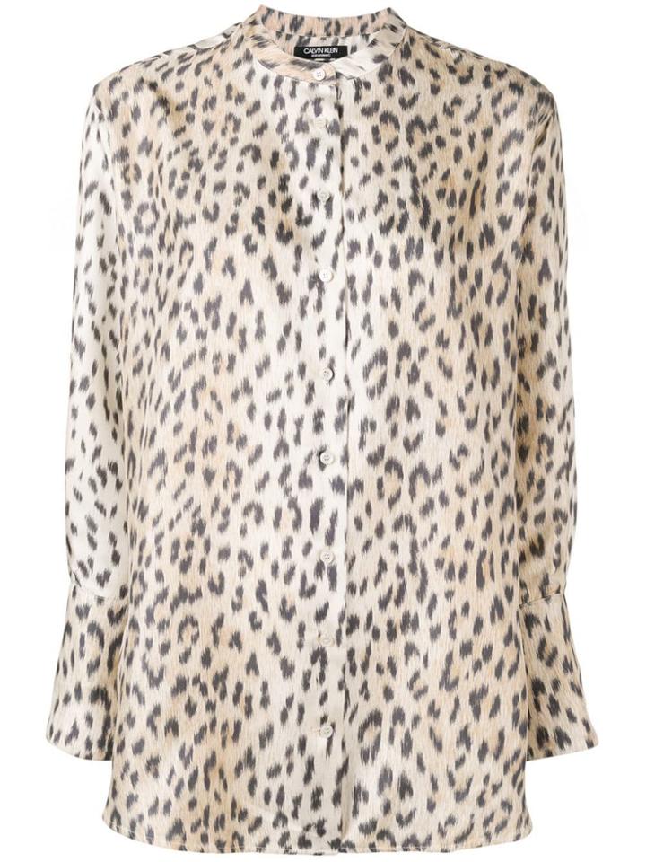 Calvin Klein 205w39nyc Leopard Print Shirt - Brown