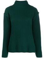 Tory Burch Ribbed Knit Sweater - Green
