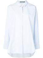 Sofie D'hoore Striped Oversized Shirt - Blue