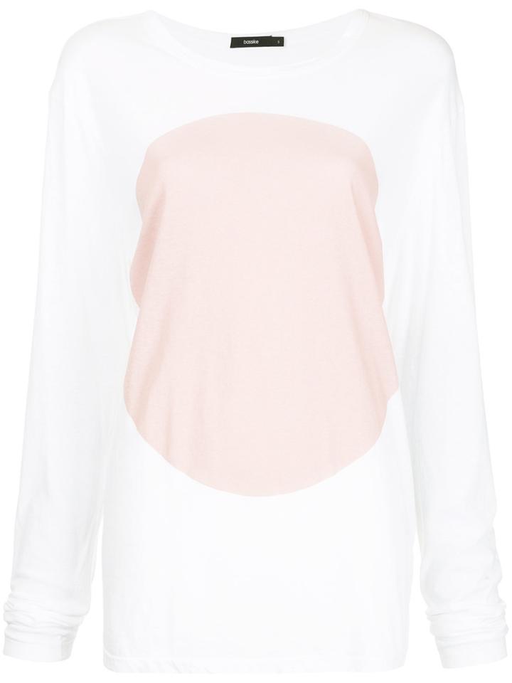 Bassike Dot Longsleeved T-shirt - White