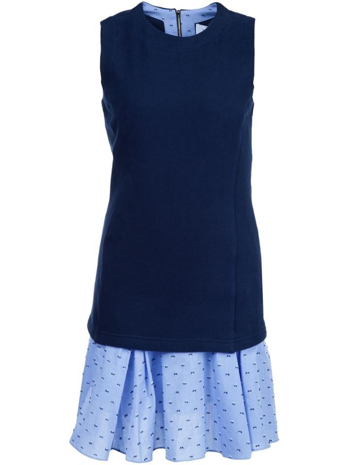 Derek Lam 10 Crosby Embroidered Sleeveless Dress