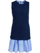 Derek Lam 10 Crosby Embroidered Sleeveless Dress