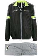 Sergio Tacchini Reflective Tracksuit Set - Black