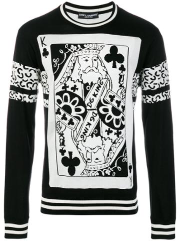 Dolce & Gabbana King Of Clubs Jumper - Black