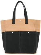 Cabas Botanical Tote Bag - Brown