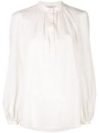 Gabriela Hearst Birkin Henley Blouse - White