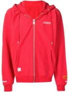 Heron Preston Chest Print Cardigan - Red