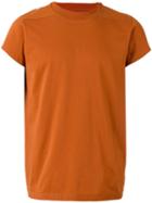 Rick Owens Drkshdw Round Neck T-shirt, Men's, Size: Small, Yellow/orange, Cotton