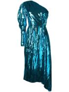 16arlington Sequined Asymmetric Dress - Blue