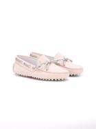 Tod S Kids Gommini Driving Shoes, Boy's, Size: 32, Pink/purple