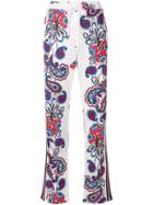 P.a.r.o.s.h. Paisley Dotted Track Pants - White