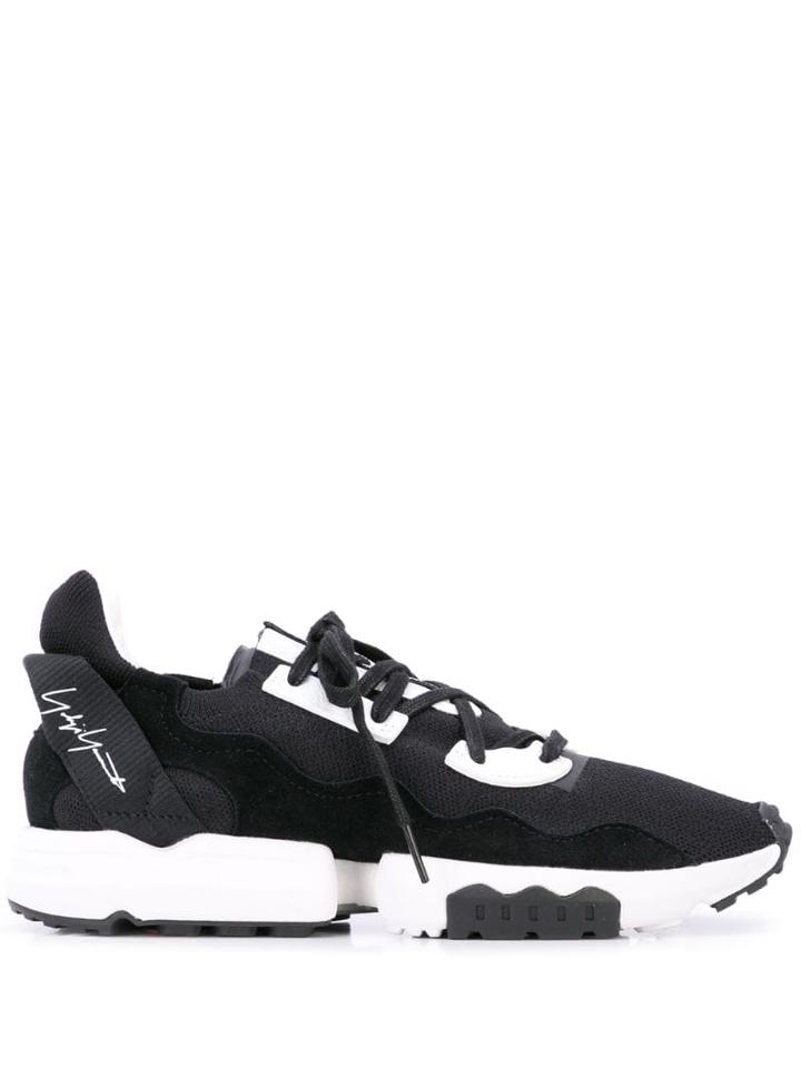 Y-3 Reberu Low Top Sneakers - Black