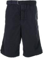 Sacai Creased Deck Shorts - Blue