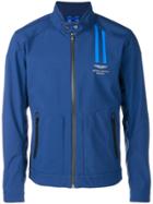 Hackett Aston Martin Racing Soft Shell Biker Jacket - Blue