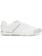 Versace Jeans Contrast Trim Lace-up Sneakers - White