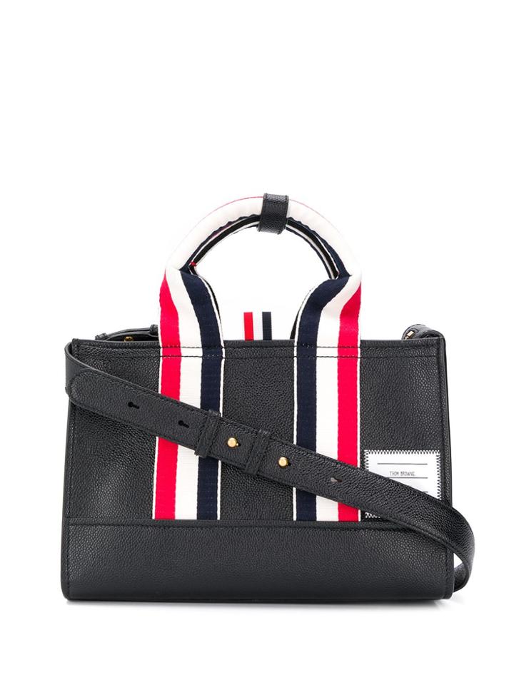 Thom Browne Mini East-west Tote Bag - Black