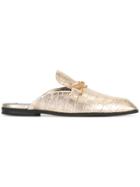 Stella Mccartney Open-back Loafer - Metallic