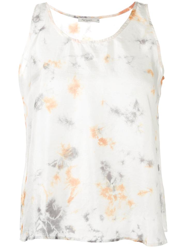 Mes Demoiselles - Printed Ada Top - Women - Silk - 38, White, Silk