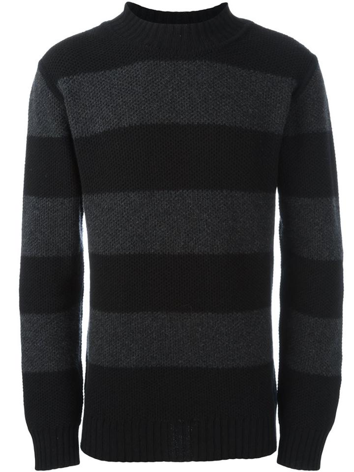 Soulland 'mansour' Jumper, Men's, Size: Large, Grey, Wool