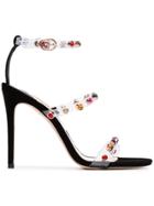 Sophia Webster Gem Embellished Sandals - Black