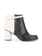 Reinaldo Lourenço Chunky Heel Bicolor Boots