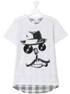 John Galliano Kids Printed T-shirt, Boy's, Size: 16 Yrs, White