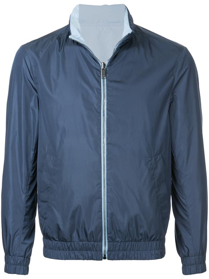 Gieves & Hawkes Classic Bomber Jacket - Blue