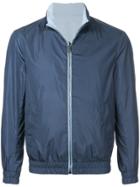 Gieves & Hawkes Classic Bomber Jacket - Blue