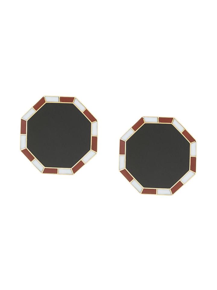 Monica Sordo Maxi Earrings - Black